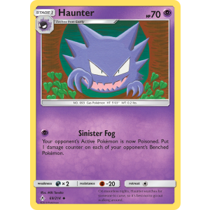 Haunter 69/214 Pokemon TCG Sun & Moon Unbroken Bonds