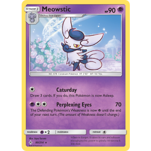 Meowstic 80/214 Pokemon TCG Sun & Moon Unbroken Bonds