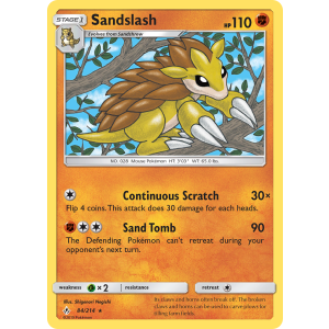 Sandslash 84/214 Pokemon TCG Sun & Moon Unbroken Bonds