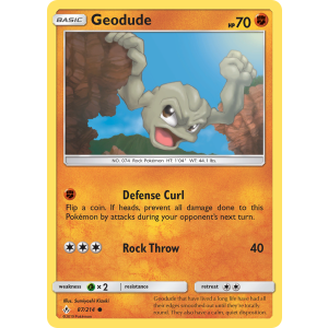 Geodude 87/214 Pokemon TCG Sun & Moon Unbroken Bonds