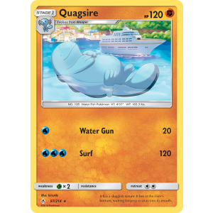 Quagsire 97/214 Pokemon TCG Sun & Moon Unbroken Bonds