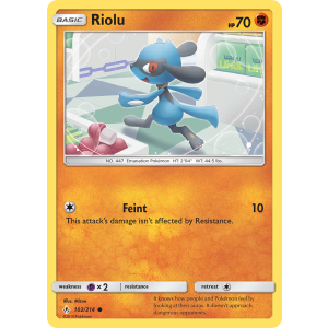 Riolu 102/214 Pokemon TCG Sun & Moon Unbroken Bonds