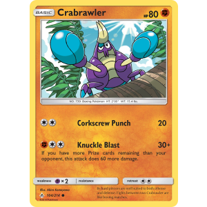 Crabrawler 104/214 Pokemon TCG Sun & Moon Unbroken Bonds