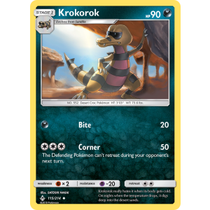 Krokorok 115/214 Pokemon TCG Sun & Moon Unbroken Bonds