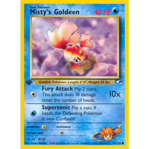 Misty's Goldeen 85/132 Pokemon TCG Gym Gym Heroes