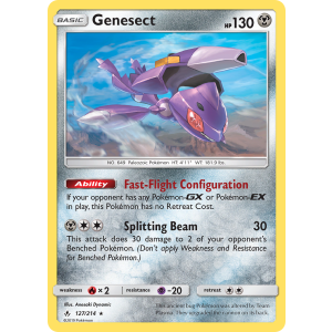 Genesect 127/214 Pokemon TCG Sun & Moon Unbroken Bonds