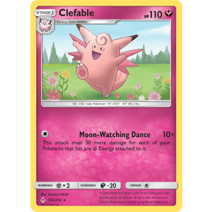 Clefable 133/214 Pokemon TCG Sun & Moon Unbroken Bonds