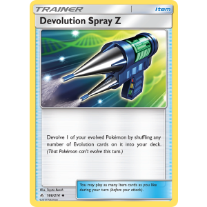 Devolution Spray Z 166/214 Pokemon TCG Sun & Moon Unbroken Bonds