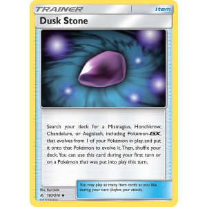 Dusk Stone 167/214 Pokemon TCG Sun & Moon Unbroken Bonds