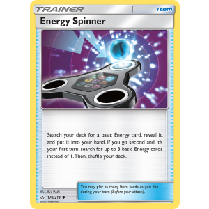 Energy Spinner 170/214 Pokemon TCG Sun & Moon Unbroken Bonds