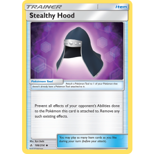 Stealthy Hood 186/214 Pokemon TCG Sun & Moon Unbroken Bonds