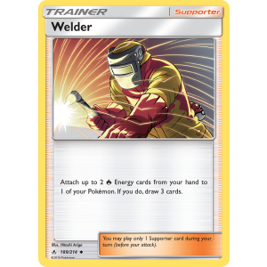 Welder 189/214 Pokemon TCG Sun & Moon Unbroken Bonds