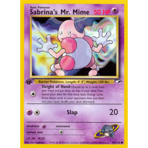 Sabrina's Mr. Mime 94/132 Pokemon TCG Gym Gym Heroes