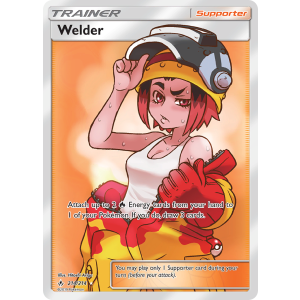 Rare Ultra Welder 214/214 Pokemon TCG Sun & Moon Unbroken Bonds