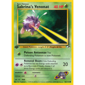 Sabrina's Venonat 96/132 Pokemon TCG Gym Gym Heroes