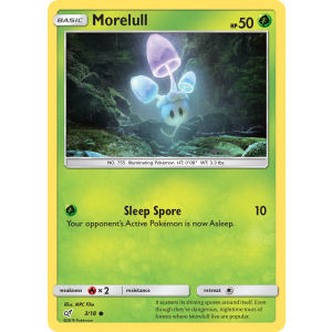 Morelull 3/18 Pokemon TCG Sun & Moon Detective Pikachu