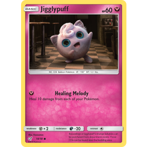 Jigglypuff 14/18 Pokemon TCG Sun & Moon Detective Pikachu