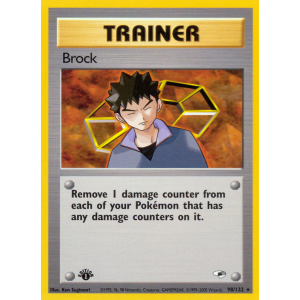 Brock 98/132 Pokemon TCG Gym Gym Heroes