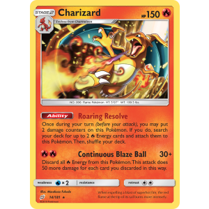 Charizard 14/181 Pokemon TCG Sun & Moon Team Up