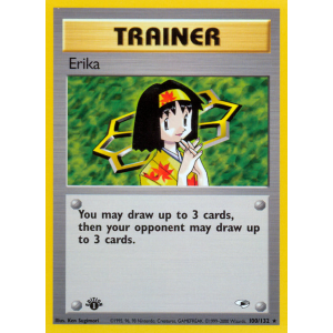 Erika 100/132 Pokemon TCG Gym Gym Heroes