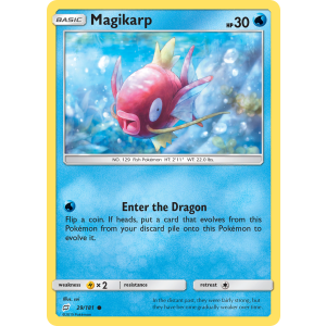 Magikarp 29/181 Pokemon TCG Sun & Moon Team Up