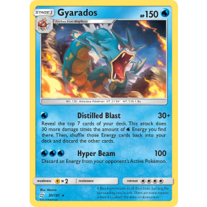 Rare Holo Gyarados 30/181 Pokemon TCG Sun & Moon Team Up