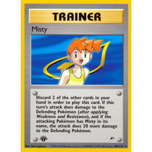 Misty 102/132 Pokemon TCG Gym Gym Heroes