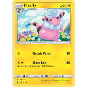 Flaaffy 42/181 Pokemon TCG Sun & Moon Team Up