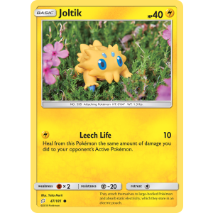 Joltik 47/181 Pokemon TCG Sun & Moon Team Up