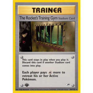 The Rocket's Training Gym 104/132 Pokemon TCG Gym Gym Heroes