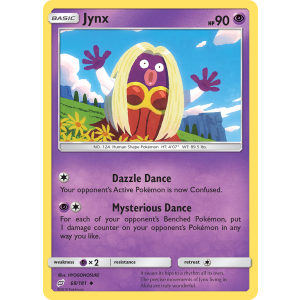 Jynx 68/181 Pokemon TCG Sun & Moon Team Up