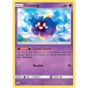 Cosmog 69/181 Pokemon TCG Sun & Moon Team Up