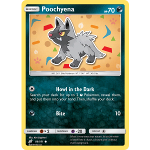 Poochyena 86/181 Pokemon TCG Sun & Moon Team Up