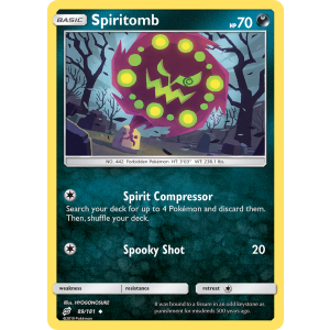 Spiritomb 89/181 Pokemon TCG Sun & Moon Team Up