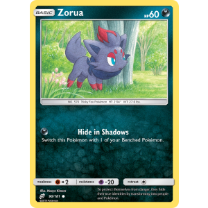 Zorua 90/181 Pokemon TCG Sun & Moon Team Up