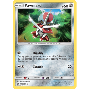 Pawniard 104/181 Pokemon TCG Sun & Moon Team Up