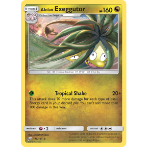 Alolan Exeggutor 114/181 Pokemon TCG Sun & Moon Team Up