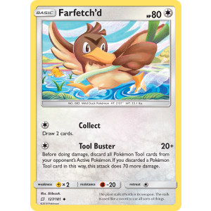 Farfetch'd 127/181 Pokemon TCG Sun & Moon Team Up