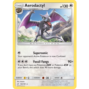 Aerodactyl 130/181 Pokemon TCG Sun & Moon Team Up