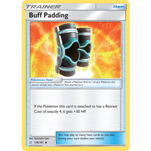 Buff Padding 136/181 Pokemon TCG Sun & Moon Team Up