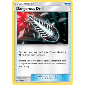 Dangerous Drill 138/181 Pokemon TCG Sun & Moon Team Up