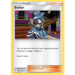 Evelyn 141/181 Pokemon TCG Sun & Moon Team Up