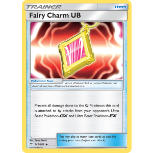 Fairy Charm UB 142/181 Pokemon TCG Sun & Moon Team Up