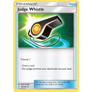 Judge Whistle 146/181 Pokemon TCG Sun & Moon Team Up