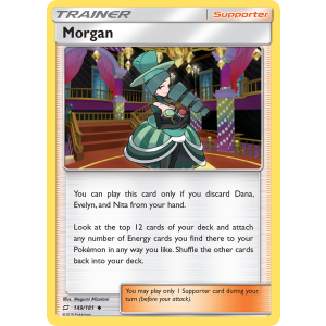 Morgan 149/181 Pokemon TCG Sun & Moon Team Up