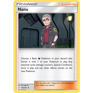 Nanu 150/181 Pokemon TCG Sun & Moon Team Up