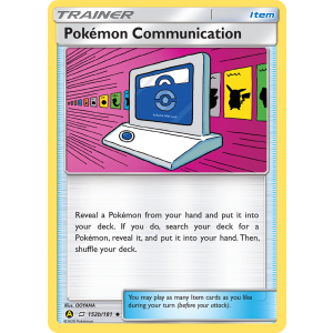 Pokémon Communication 152b/181 Pokemon TCG Sun & Moon Team Up