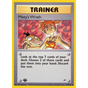 Misty's Wrath 114/132 Pokemon TCG Gym Gym Heroes