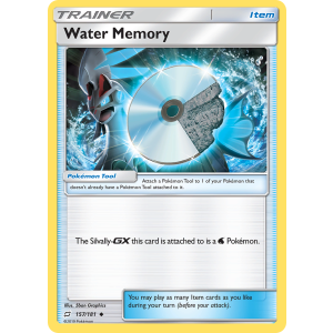 Water Memory 157/181 Pokemon TCG Sun & Moon Team Up