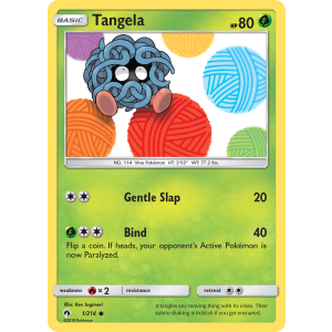 Tangela 1/214 Pokemon TCG Sun & Moon Lost Thunder